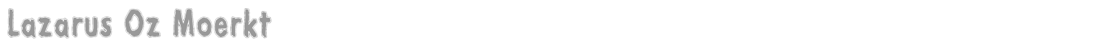 Lazarus Oz font preview